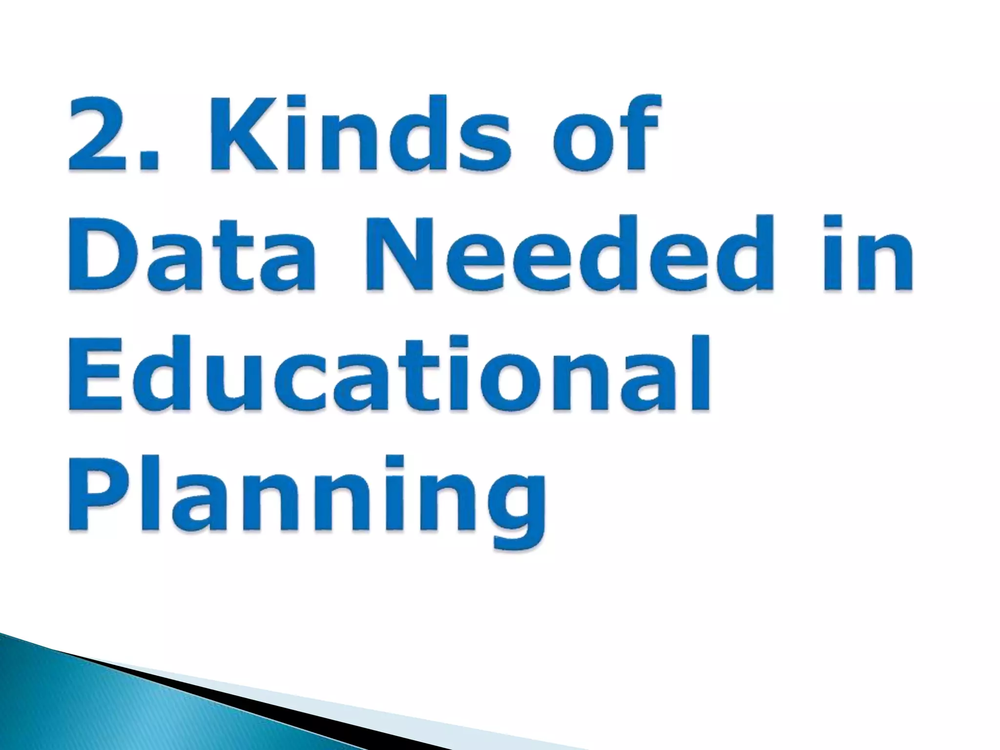 Basic statistical tools in educational planning | PPTX