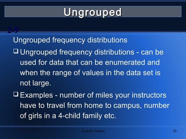 Basic Statistics To Start Analytics Ppt