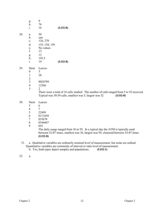Basic statistics for business and economics canadian 5th edition lind ...