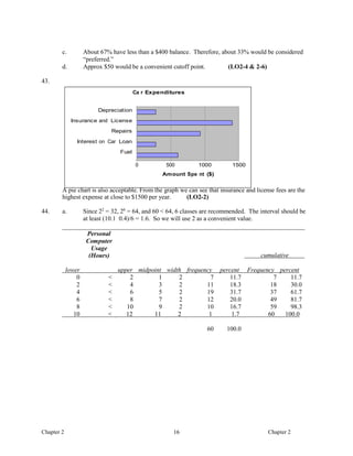 Basic statistics for business and economics canadian 5th edition lind ...