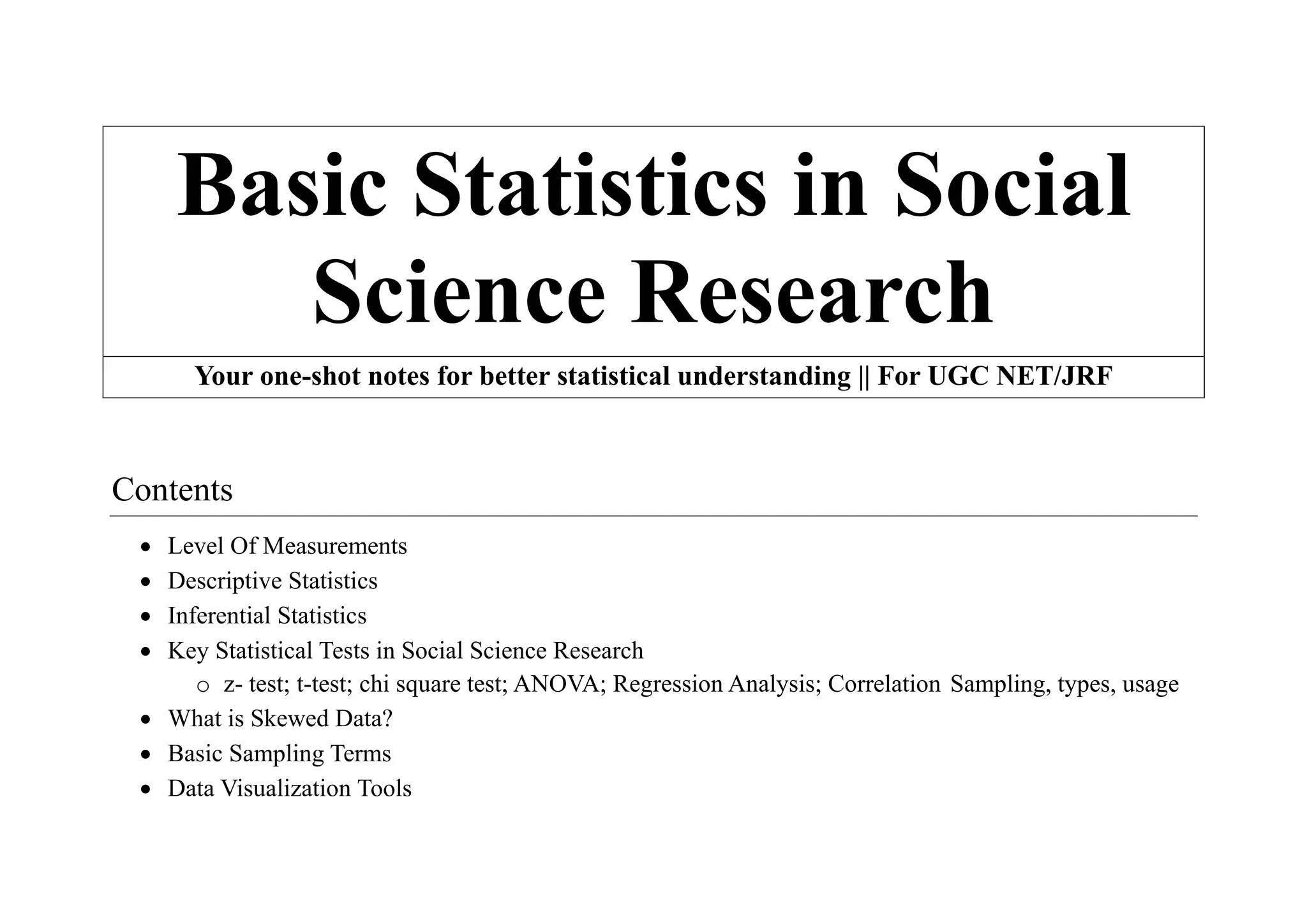 Basic Statistics in Social Science Research.pdf