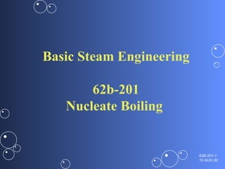 Basic Steam Engineering 62b-201 Nucleate Boiling  