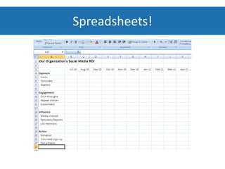 Spreadsheets!
 