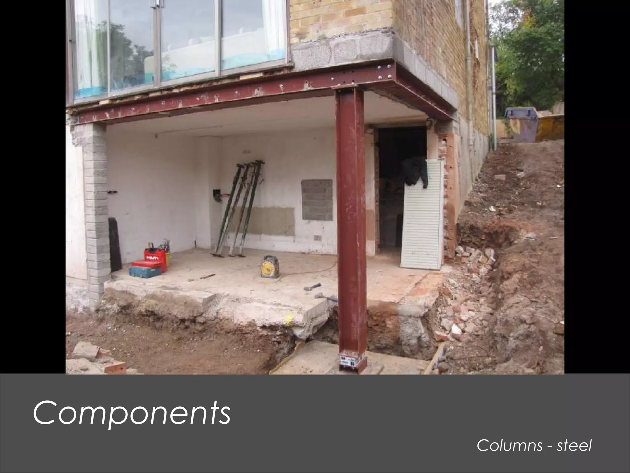 Columns - steel
Components
 