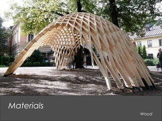 Wood
Materials
 