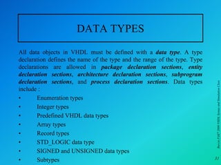 Basic structures in vhdl | PDF