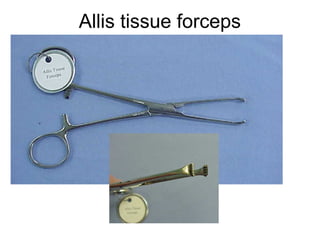 Allis tissue forceps
 