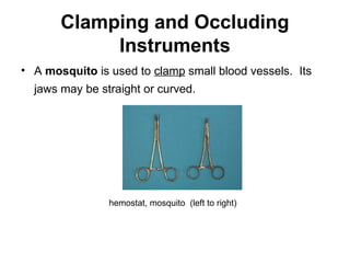 BASIC SURGICAL INSTRUMENTS by Akugizibwe Solomon(MBChB IV).ppt