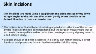 Basic surgical skills .pptxbdishagsjfksja | PPTX