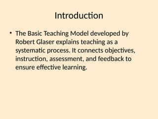 Basic_Teaching_Model_Robert_Glaser_Images_Flowchart.pp