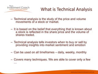Basic technical analysis | PPTX
