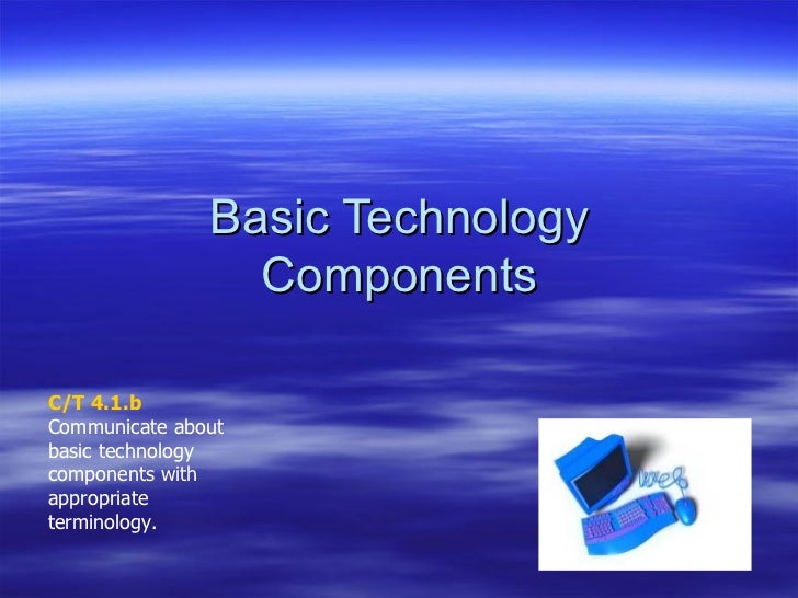 Basic technological elements