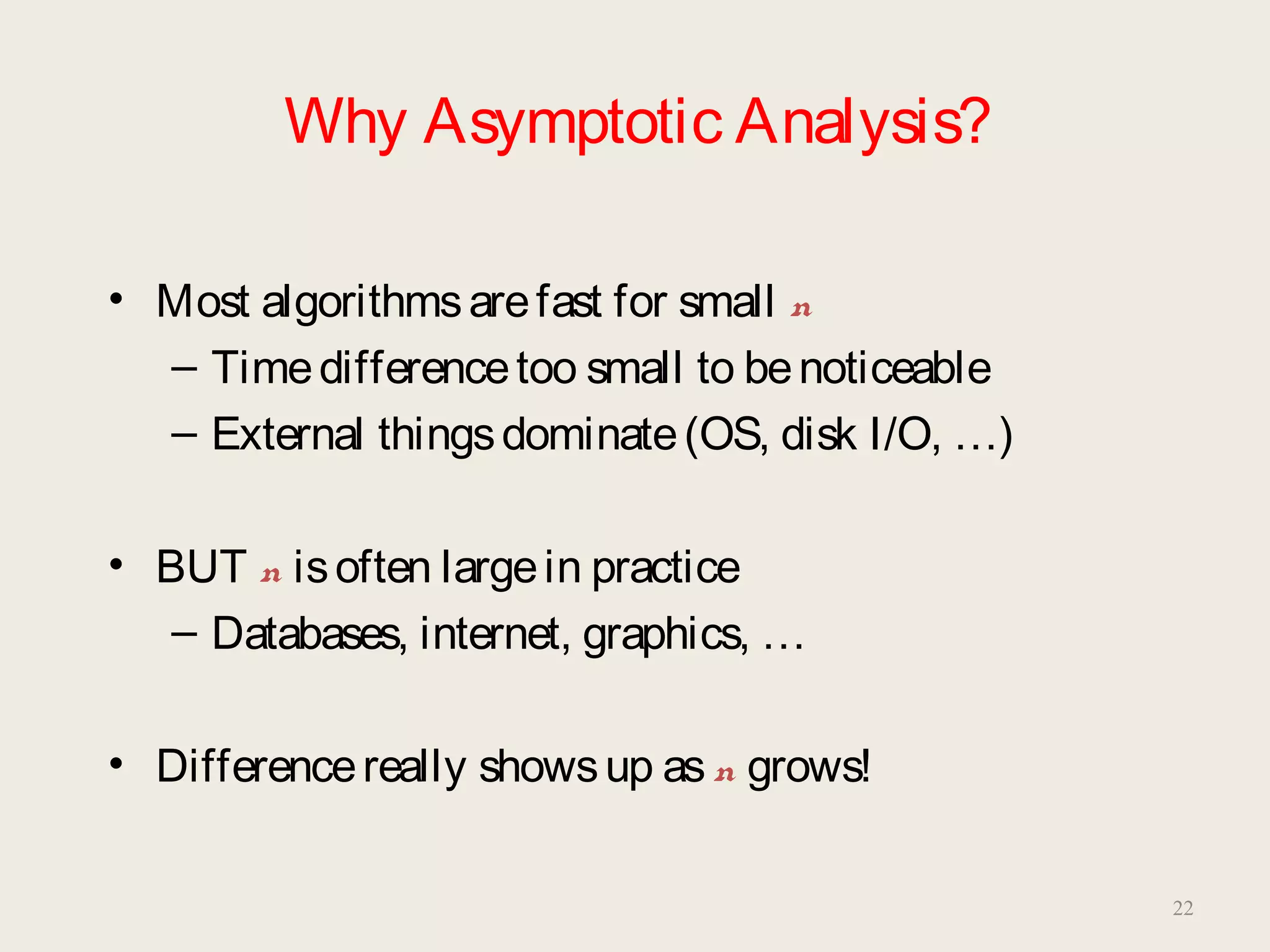 Basic terminologies & asymptotic notations | PPT | Programming ...