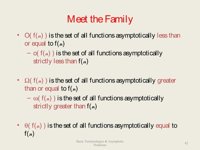 Basic terminologies & asymptotic notations | PPT | Programming ...