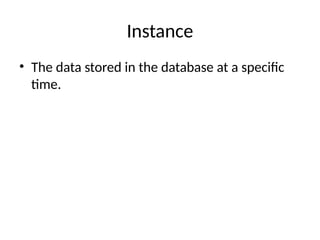 Comprehensive Introduction to Basic RDBMS Terminologies and Concepts | PPTX