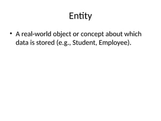 Comprehensive Introduction to Basic RDBMS Terminologies and Concepts | PPTX