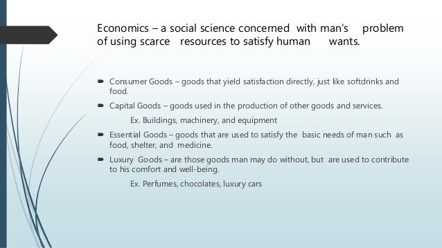 comfort goods in economics
