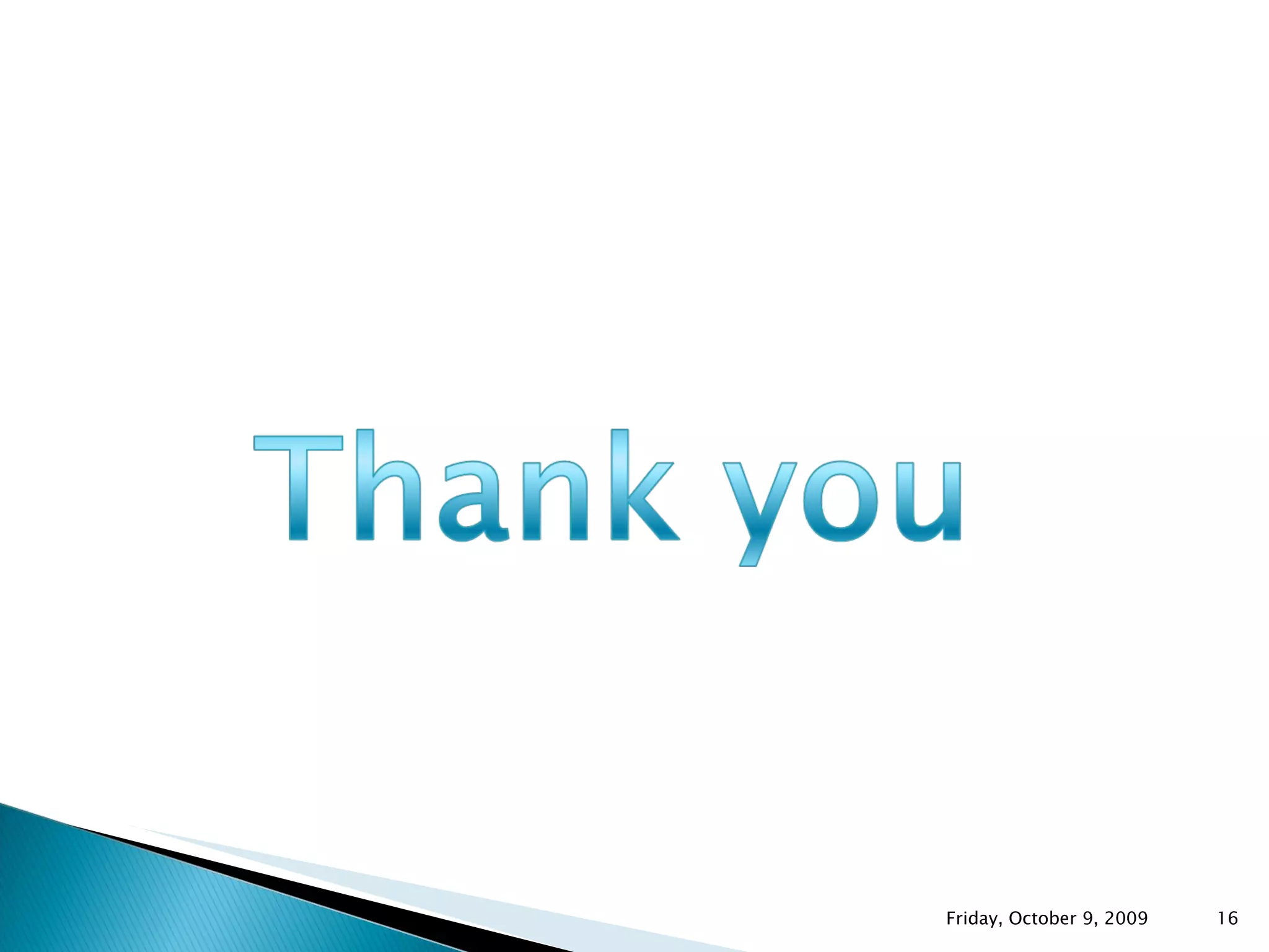 Friday, October 9, 2009 