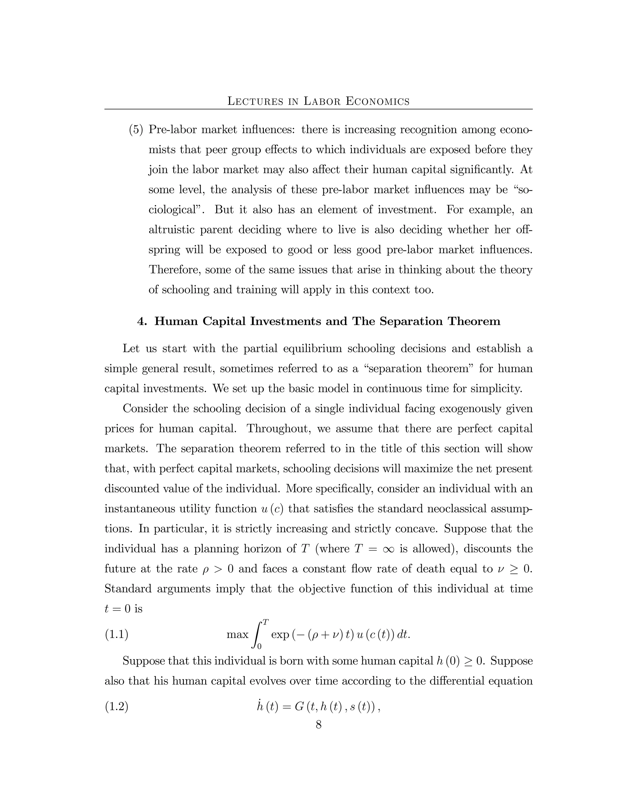 Basic theory of human capital | PDF