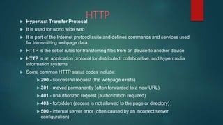 Basic to advance protocols | PPTX