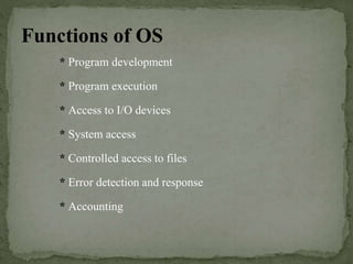Basic topic on os | PPTX