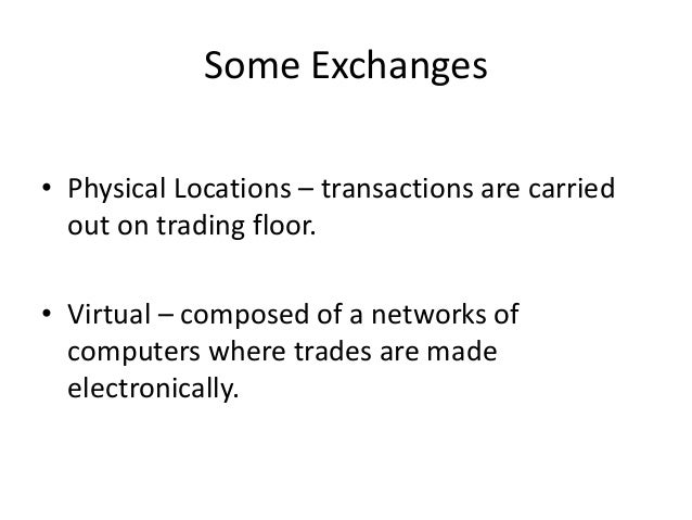 Basic trading