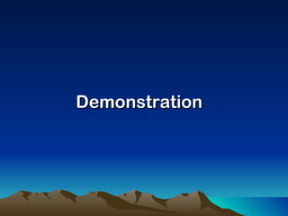 Demonstration 