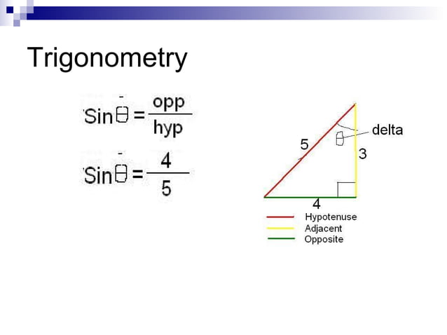Basic trigonometry | PPT | Free Download