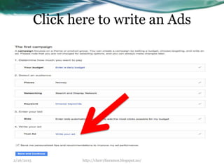 Click here to write an Ads
2/26/2015 http://cherrylinramos.blogspot.no/
 