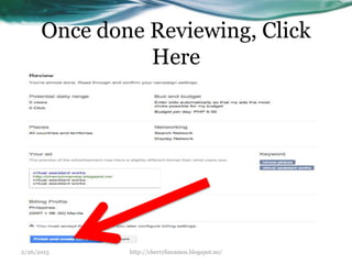 Once done Reviewing, Click
Here
2/26/2015 http://cherrylinramos.blogspot.no/
 