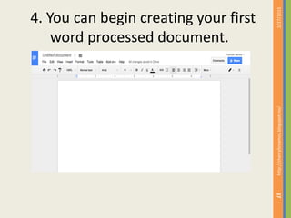 4. You can begin creating your first
word processed document.
2/27/2015http://cherrylinramos.blogspot.no/
37
 