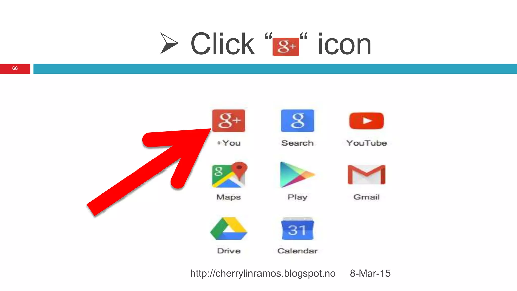  Click “ “ icon
8-Mar-15http://cherrylinramos.blogspot.no
66
 