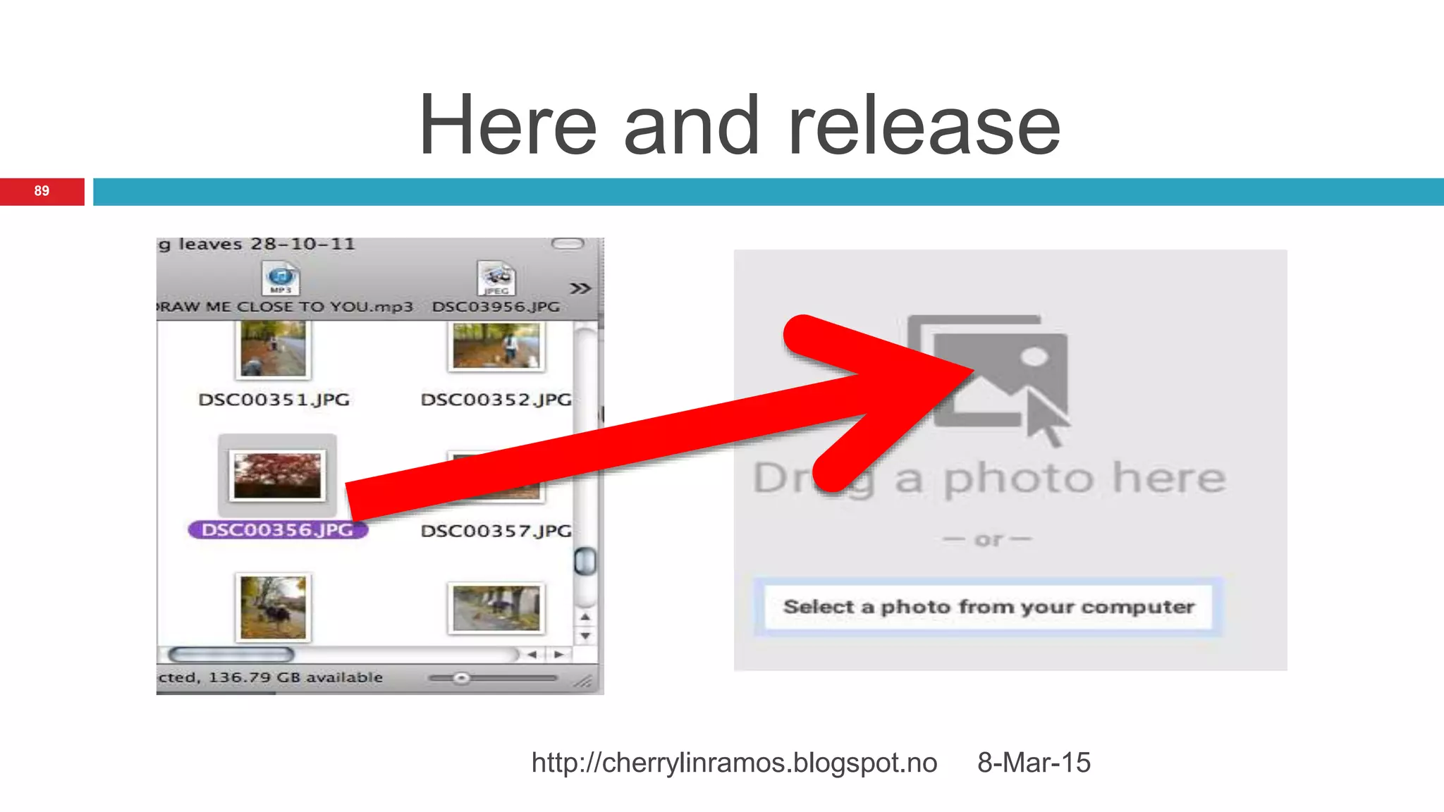 Here and release
8-Mar-15http://cherrylinramos.blogspot.no
89
 