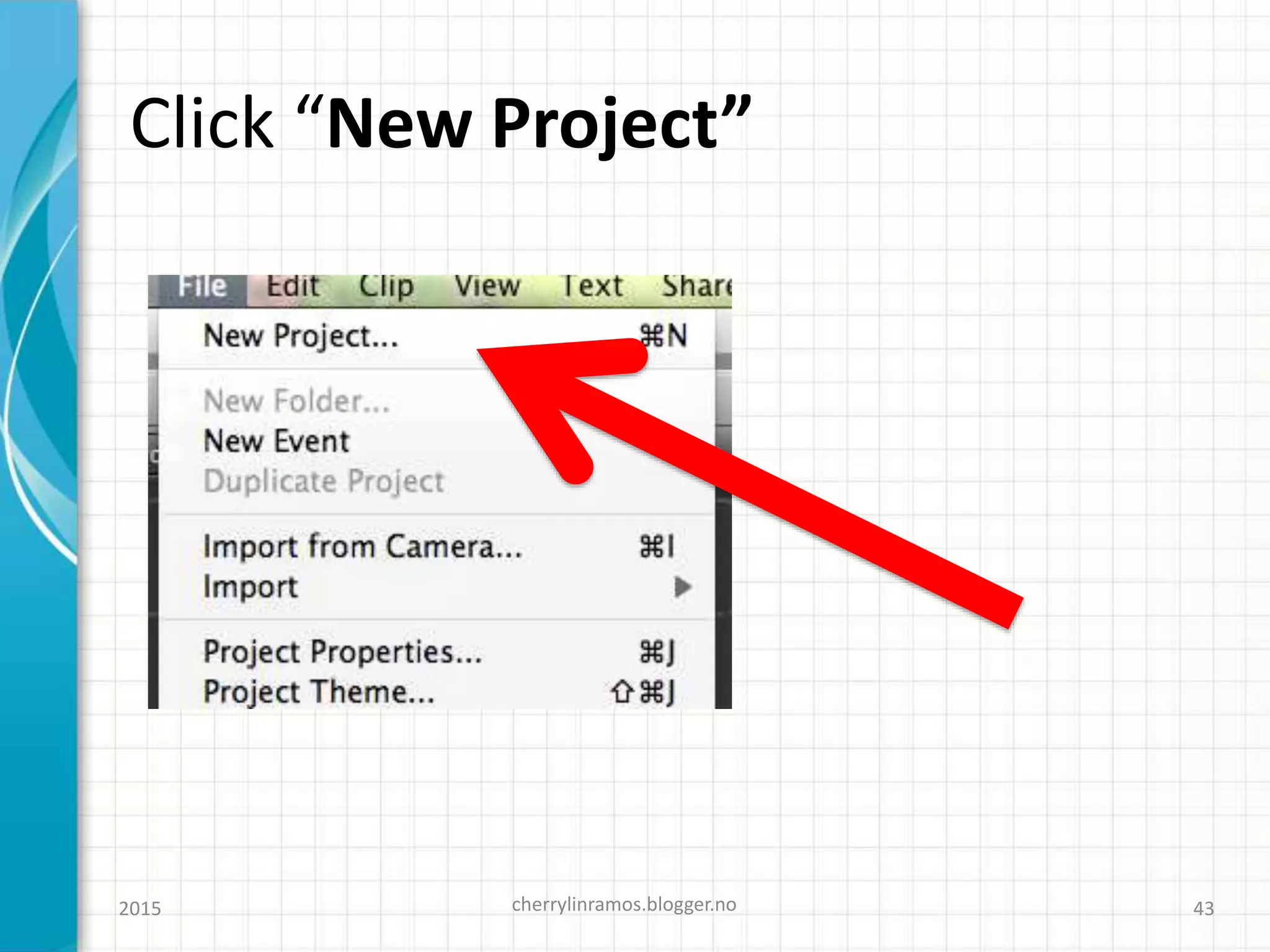 Basic tutorial how to use imovie PPT