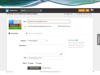 3/8/2015 cherrylinramos@gmail.com 28
 