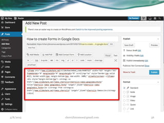 3/8/2015 cherrylinramos@gmail.com 56
 