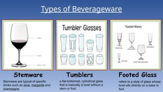 Stemware Examples Basic Types of Tablewares in FBS Exploratory.pptx