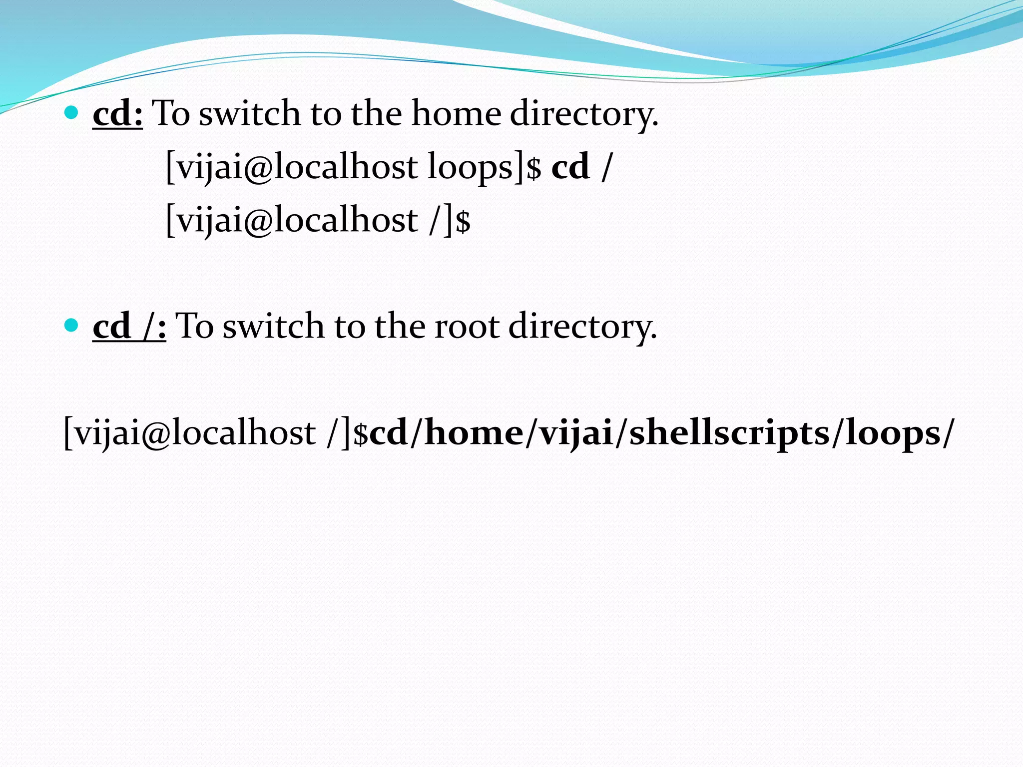 Basic unix commands | PPTX