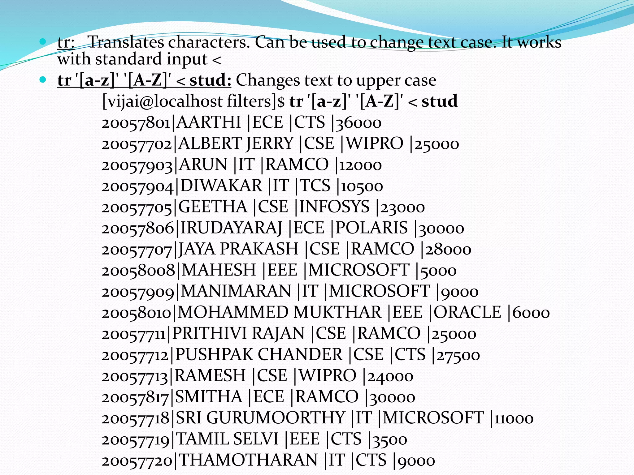 Basic unix commands | PPTX