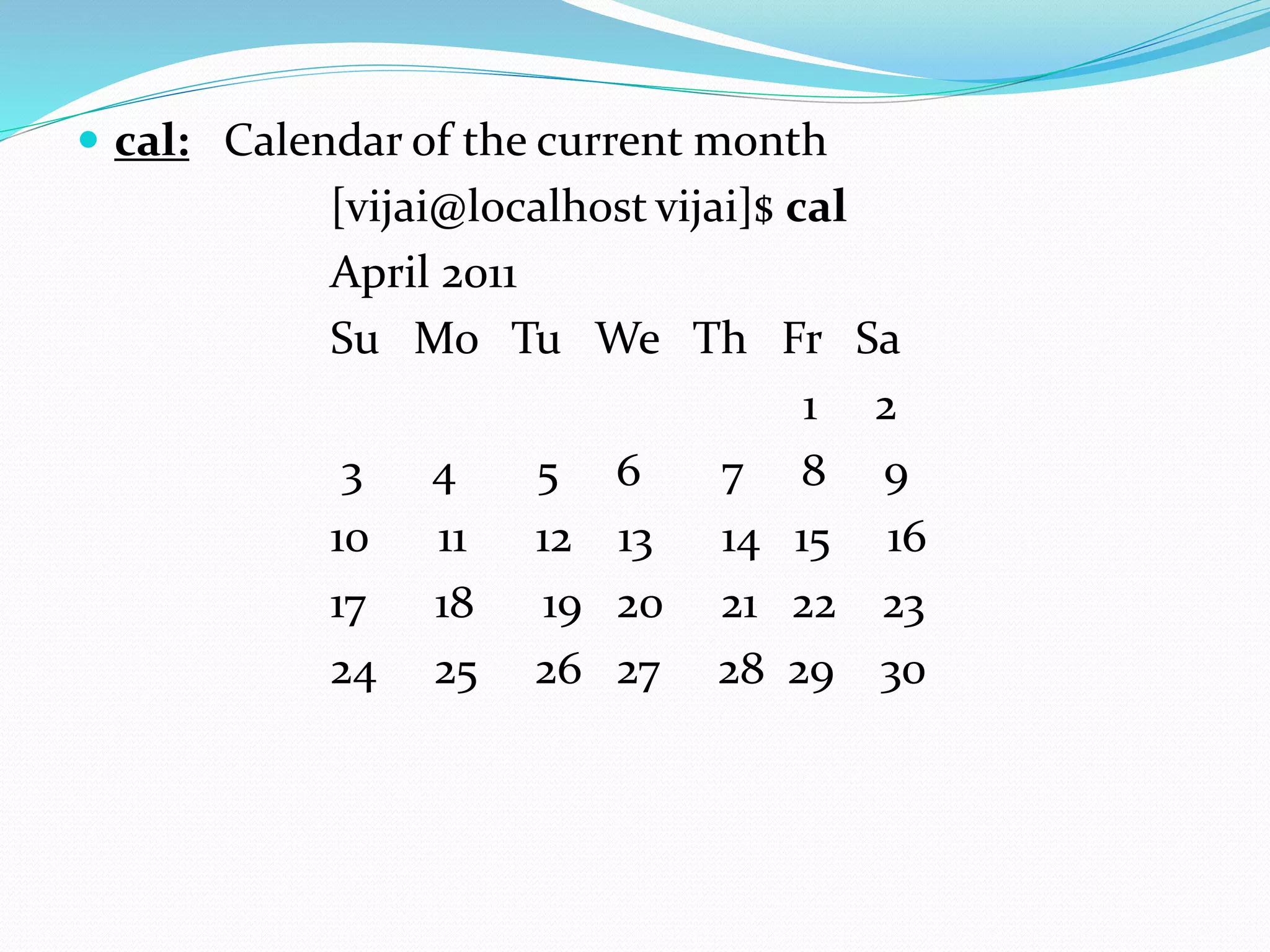 Basic unix commands | PPTX