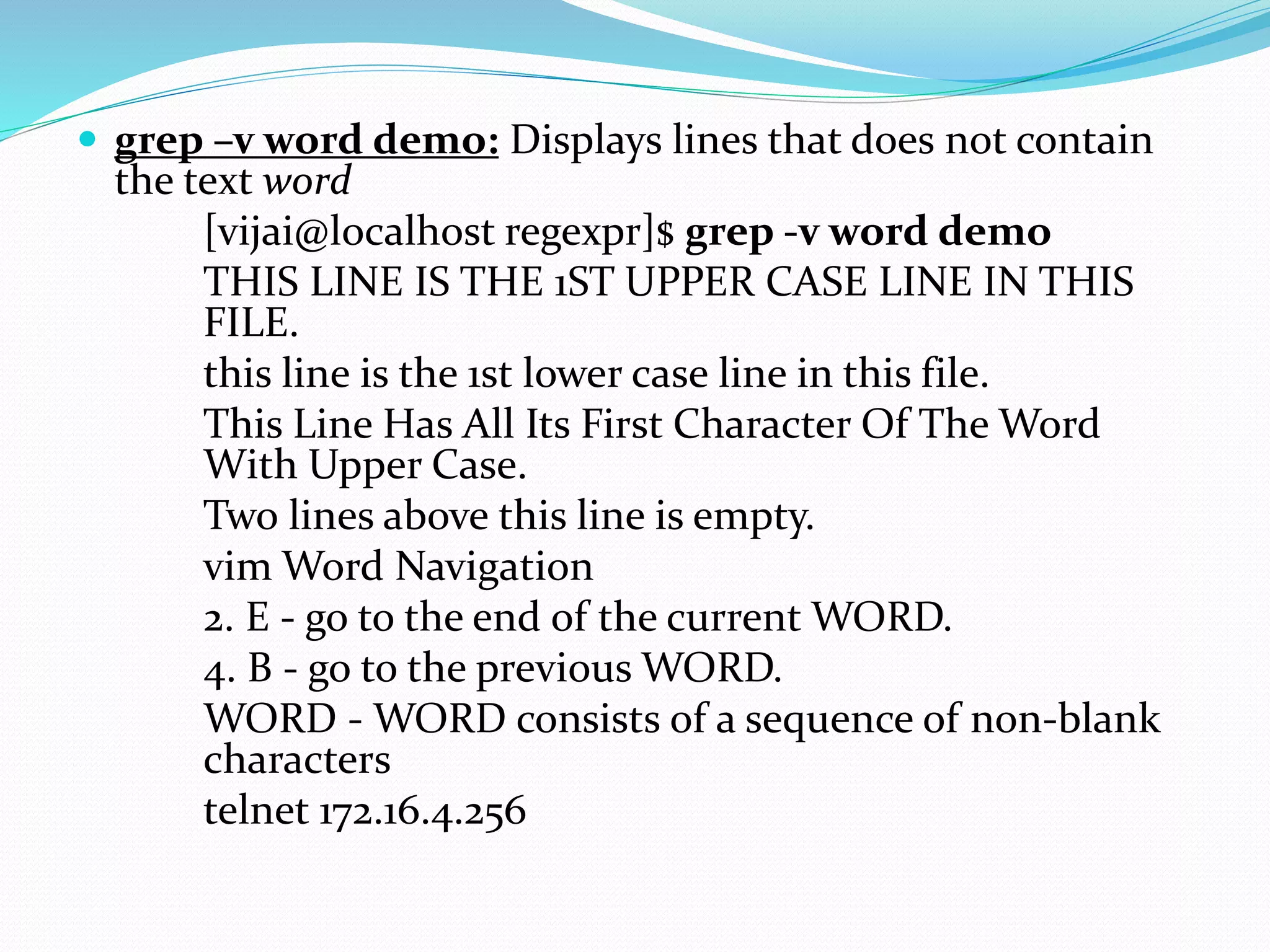 Basic unix commands | PPTX