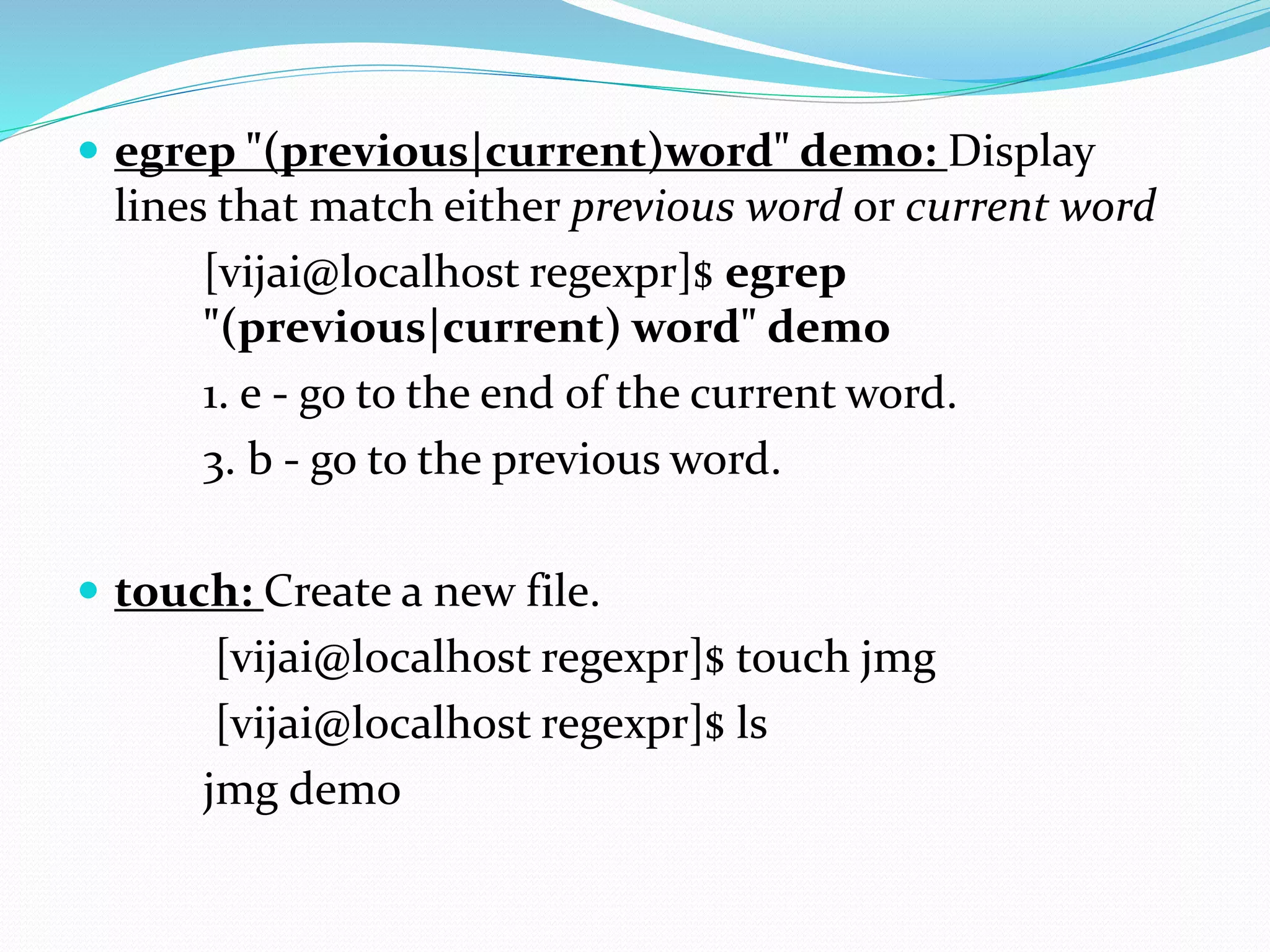 Basic unix commands | PPTX