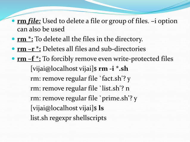 Basic unix commands | PPTX