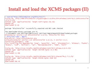 Xcms Camera Basic use of xcms | PDF