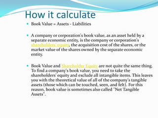Basic valuation concept final | PPTX
