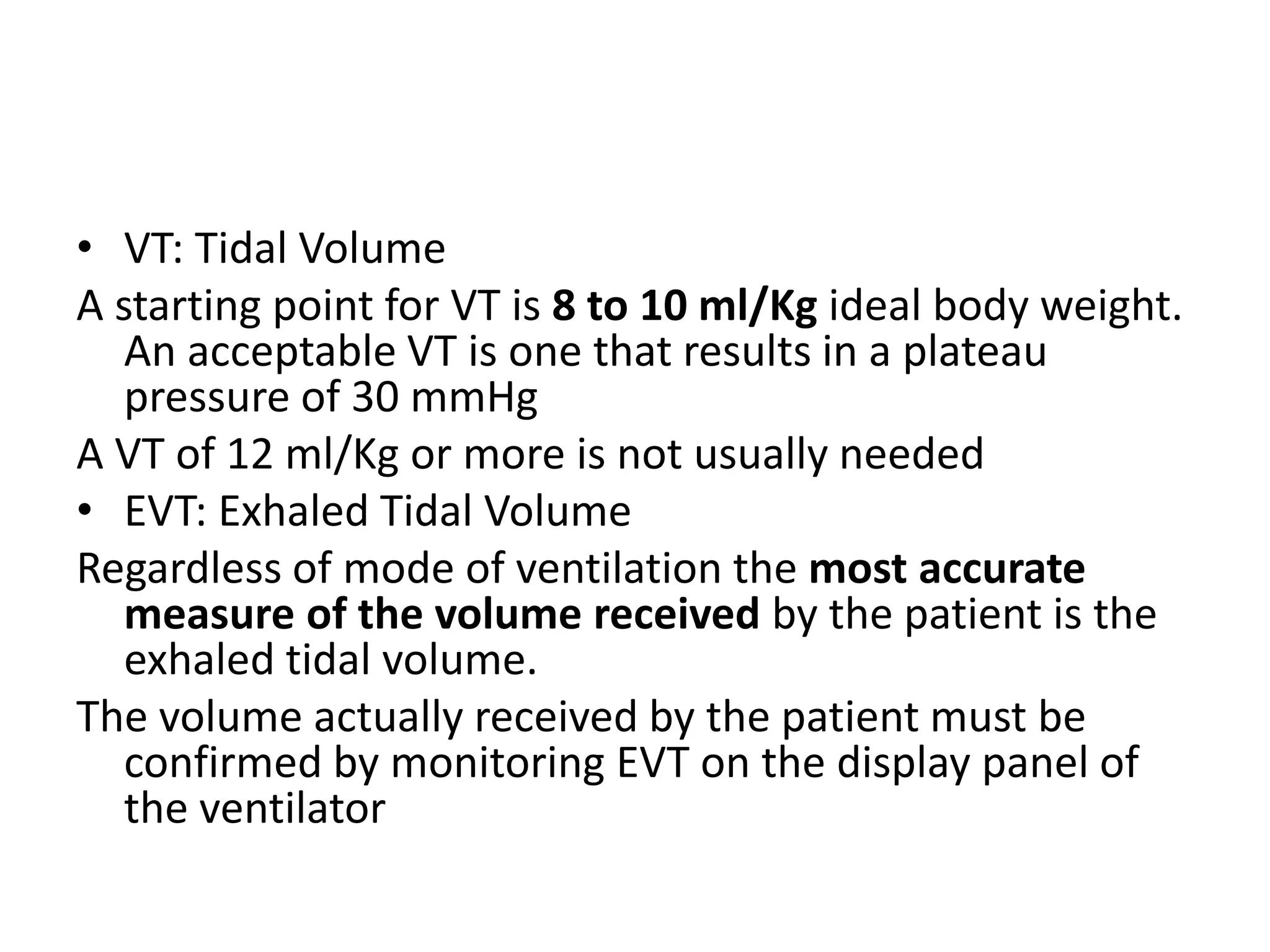Basic ventilator management | PPTX