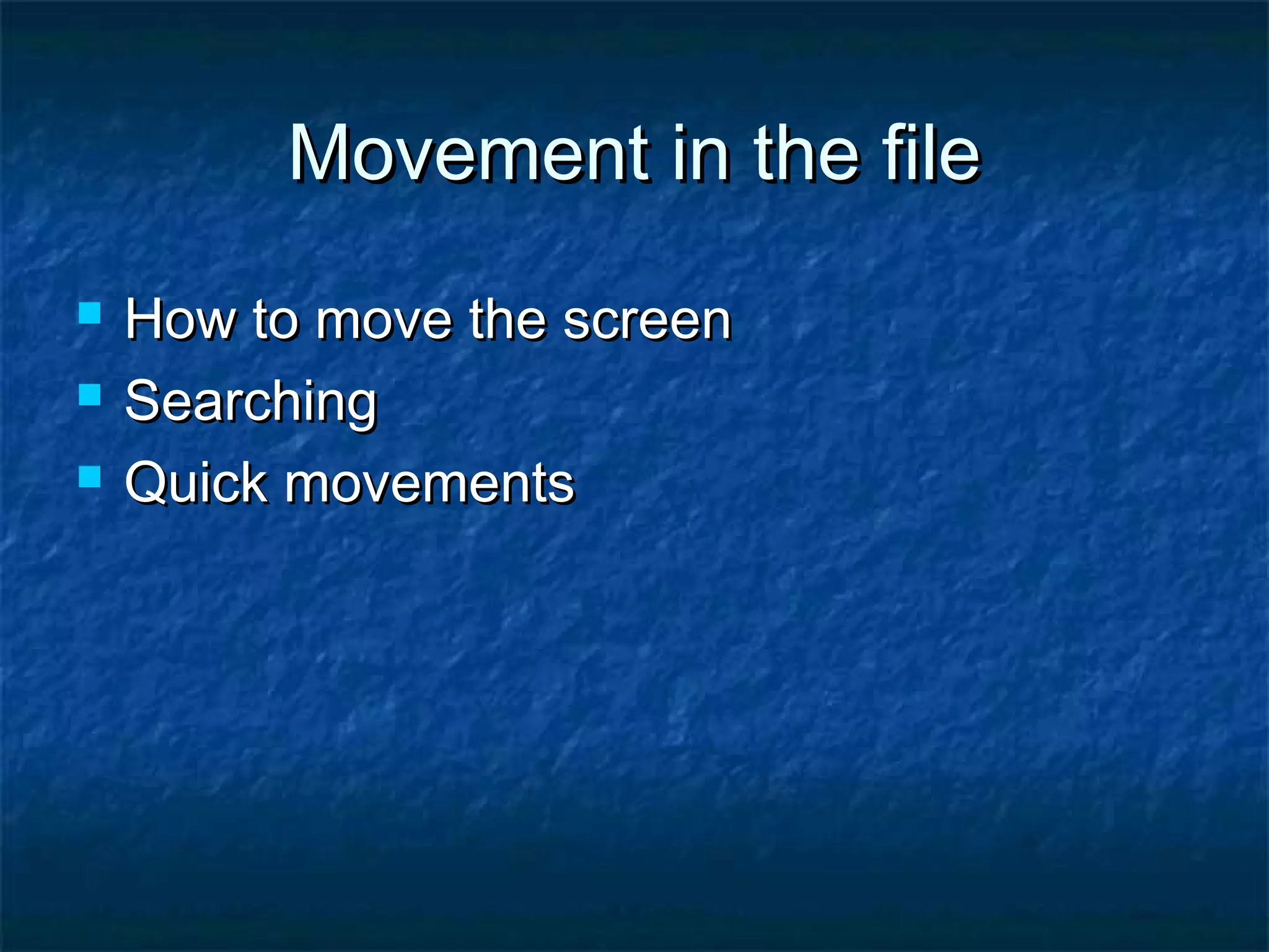 Basic vi commands | PPT