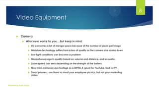 Basic video production | PPTX