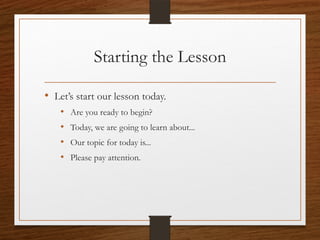 Essential Classroom Expressions for Effective Teaching Sessions | PPTX