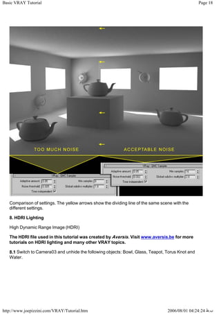 Vray Guide.pdf Basic vray tutorial | PDF